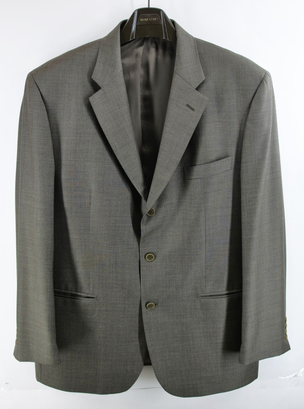 Missoni Blazer Mens 46 Wool Jacket Made Italy Vitale Barberis Canonico Gray